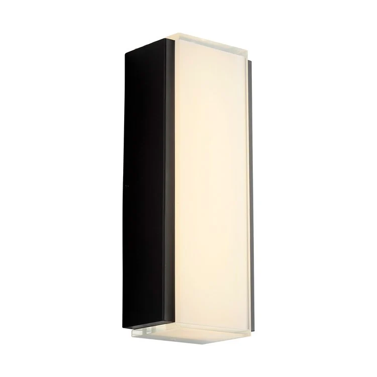 Helio Single-Light Large Outdoor Wall Sconce - Black - Frankwebs