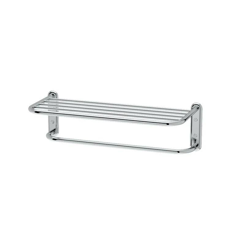 Towel Rack Spa Rack Chrome Metal 21-1/2 Inch - Frankwebs