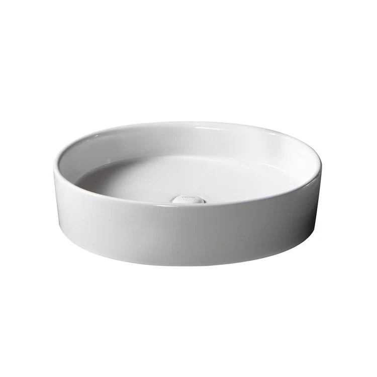 Vessel Teslin Above Counter Oval 22 Inch White Vitreous China - Frankwebs