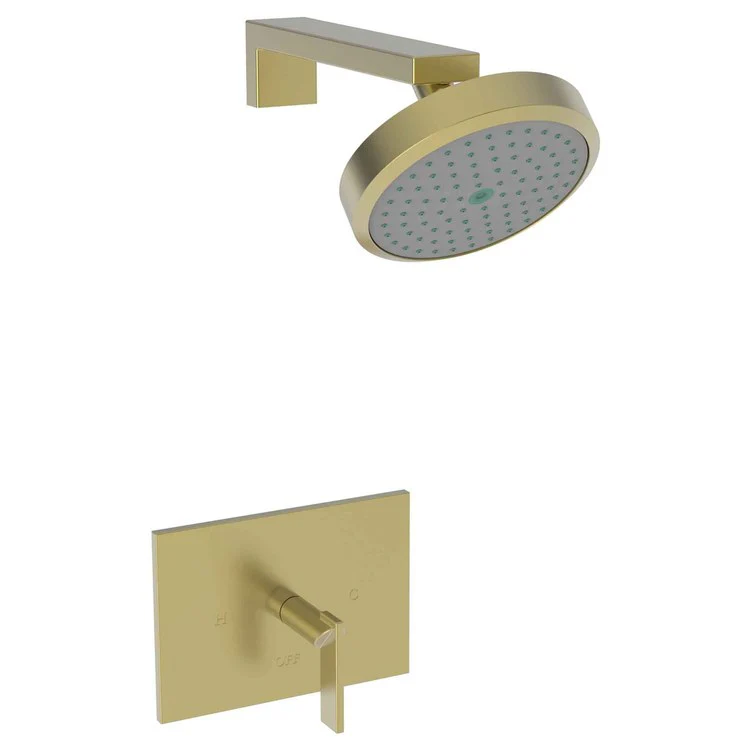 Metro Pressure Balance Shower Trim with Lever Handle - Antique Copper - Frankwebs