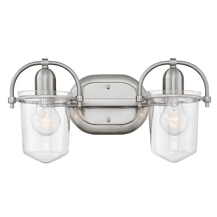 Clancy Two-Light Bathroom Lighting Fixture - Frankwebs