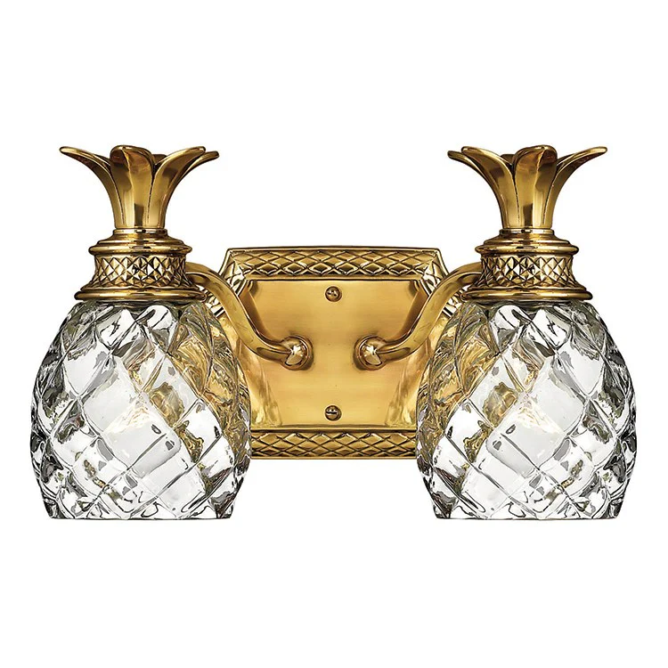 Plantation Two-Light Bathroom Lighting Fixture - Frankwebs