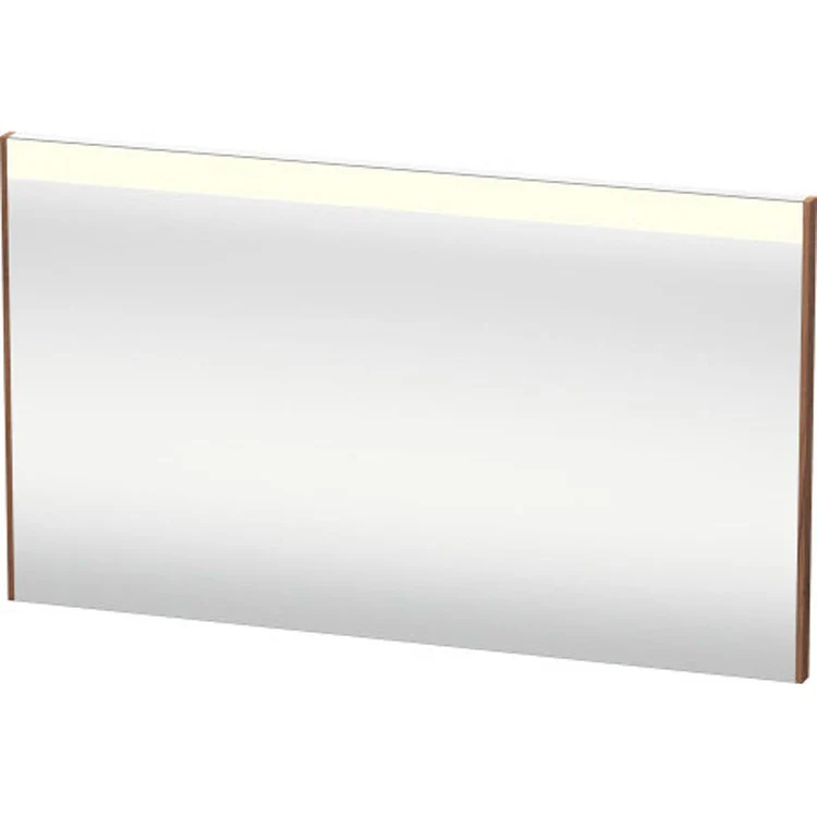 Mirror Brioso 48 x 27-1/2 Inch Dark Walnut with Lighting Rectangle 1-3/8 Inch Right Sensor Switch - Frankwebs