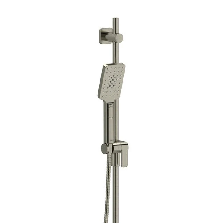 Handshower Set Rectangular 2-Jet Black 2 Function 2.0 Gallons per Minute 36 Inch Slide Bar - Frankwebs