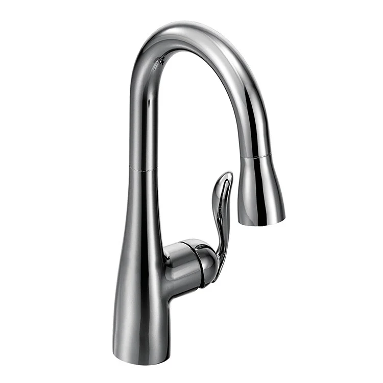 Arbor Single Handle High-Arc Pull Down Bar/Prep Faucet - Frankwebs
