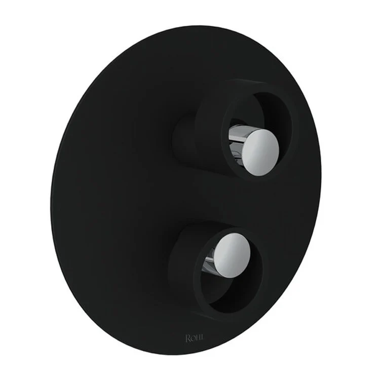 Pressure Balance Valve Trim Eclissi with Diverter 1 Circular Handle Polished Chrome 5.5 Gallons per Minute - Frankwebs