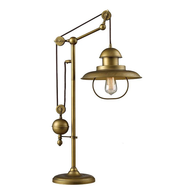Farmhouse Single-Light Adjustable Table Lamp - Frankwebs