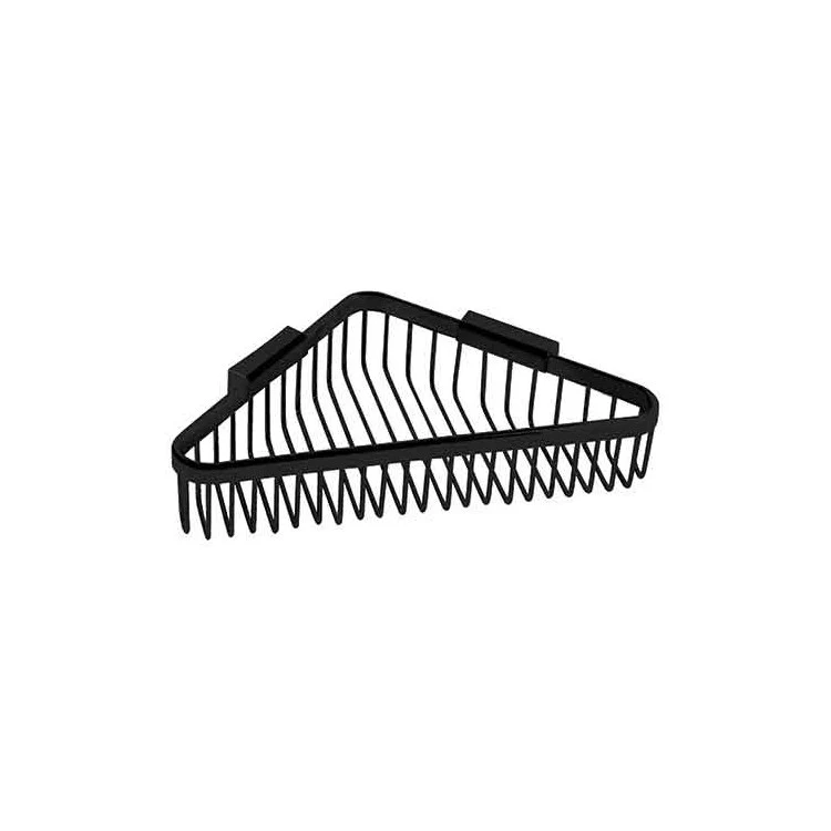 Shower Basket Hotelier Deep Corner Polished Nickel 9 Inch Brass Wall Mount - Frankwebs