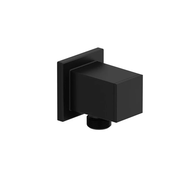 Handshower Elbow Outlet Square 2-1/4 Inch Brass Brushed Nickel 1/2 Inch - Frankwebs