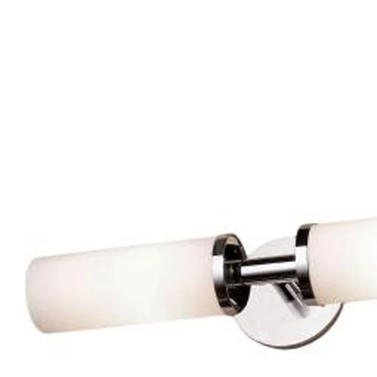 Vanity Light Kubic Large Rosette 2 Lamp Matte Black Glass or Shade Satin Etched Opal ADA Brass A-19 - Frankwebs