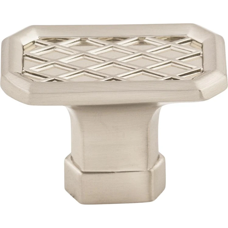Knob Tower Bridge for Decorative Hardware Brushed Satin Nickel Zinc Alloy 1-1/2 Inch 1-1/8 Inch - Frankwebs