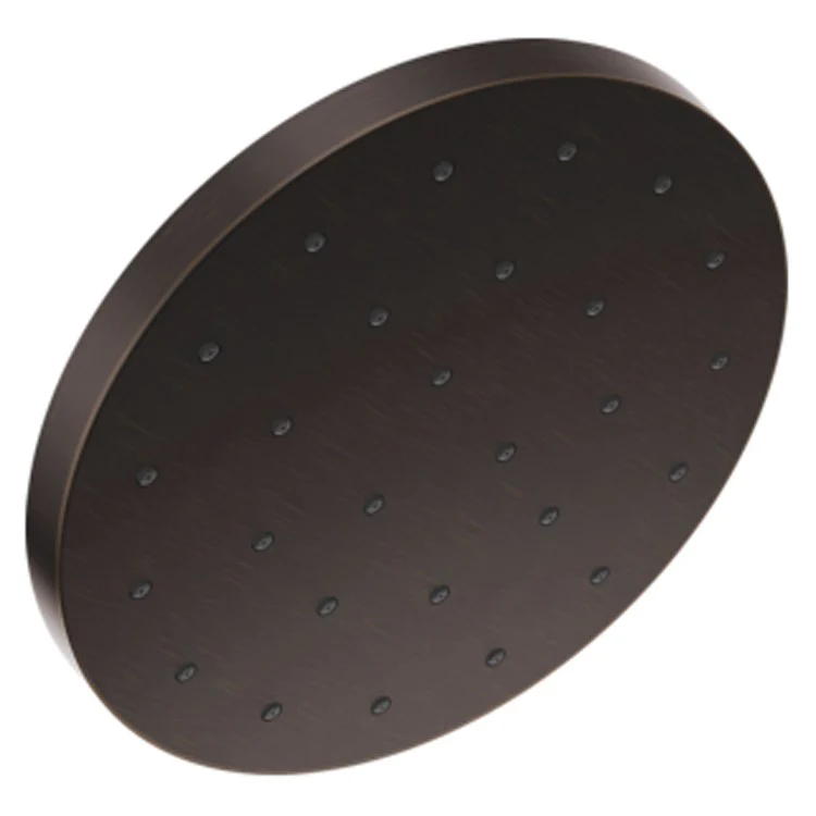 Showerhead Universal Showering Components 1 Function Round with H2Okinetic Technology Matte Black 12 Inch 1.75 Gallons per Minute - Frankwebs