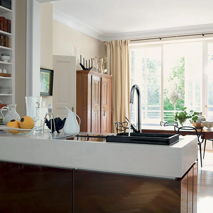 AXOR Starck Pull-Down Kitchen Faucet with Magnetic Docking and Non-Locking Spray Diverter - Frankwebs