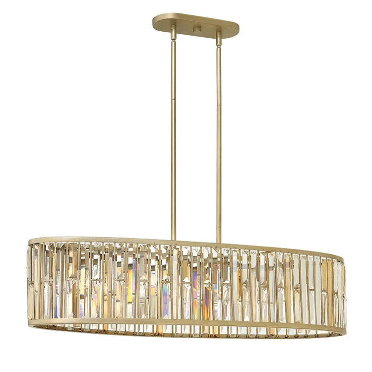 Gemma Six-Light Linear Chandelier - Frankwebs