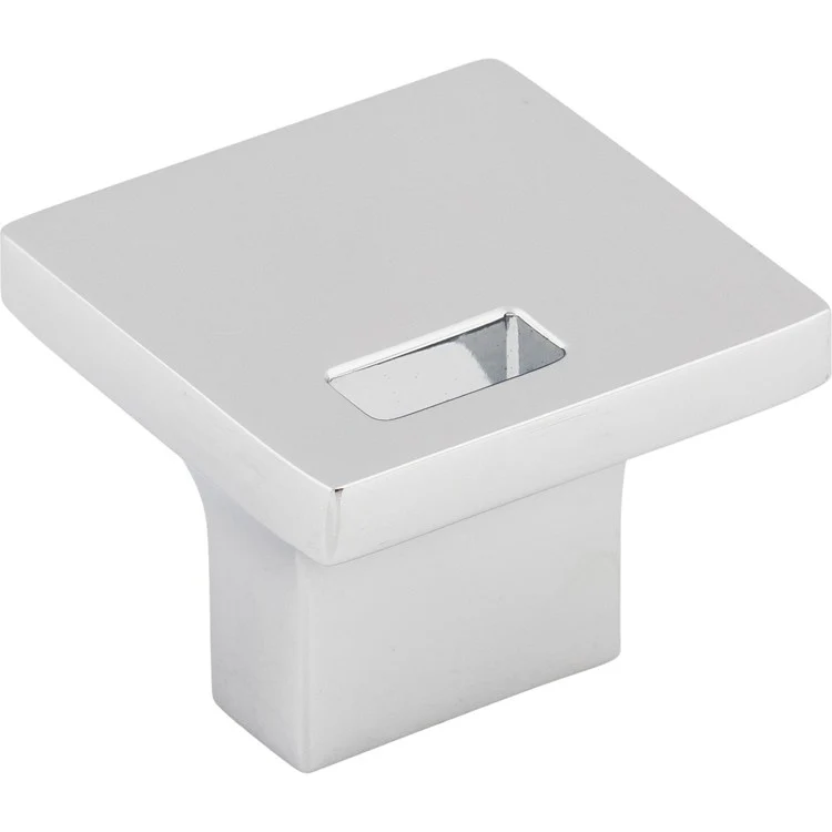 Knob Sanctuary II Modern Metro Slot Polished Chrome Zinc Alloy 1-1/4 Inch - Frankwebs