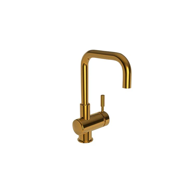 East Square Single Handle Bar/Prep Faucet - Satin Gold PVD - Frankwebs