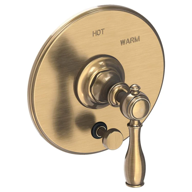 Victoria Pressure Balance Tub/Shower Valve Trim Only with Lever Handle - French Gold PVD - Frankwebs