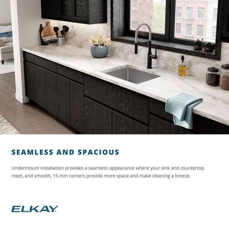 Kitchen Sink Crosstown 25.5 x 18.5 Inch Single Bowl Polished Satin Undermount - Frankwebs