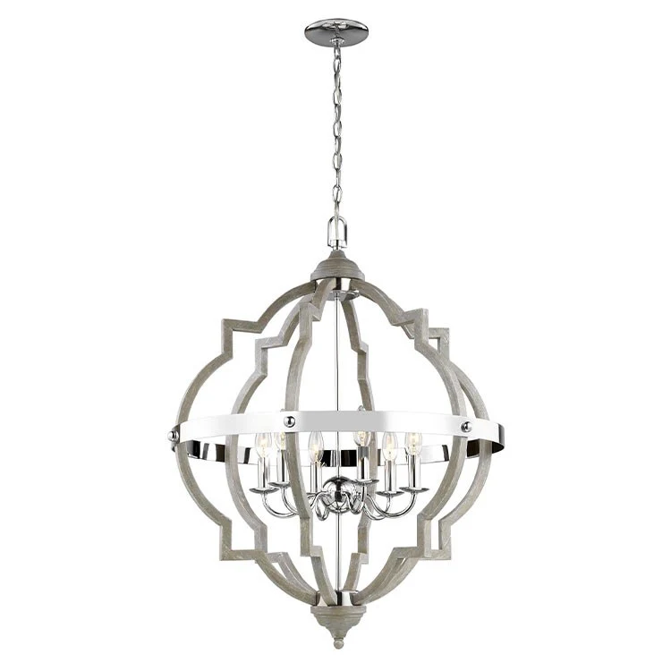 Socorro Six-Light LED Foyer Pendant - Frankwebs