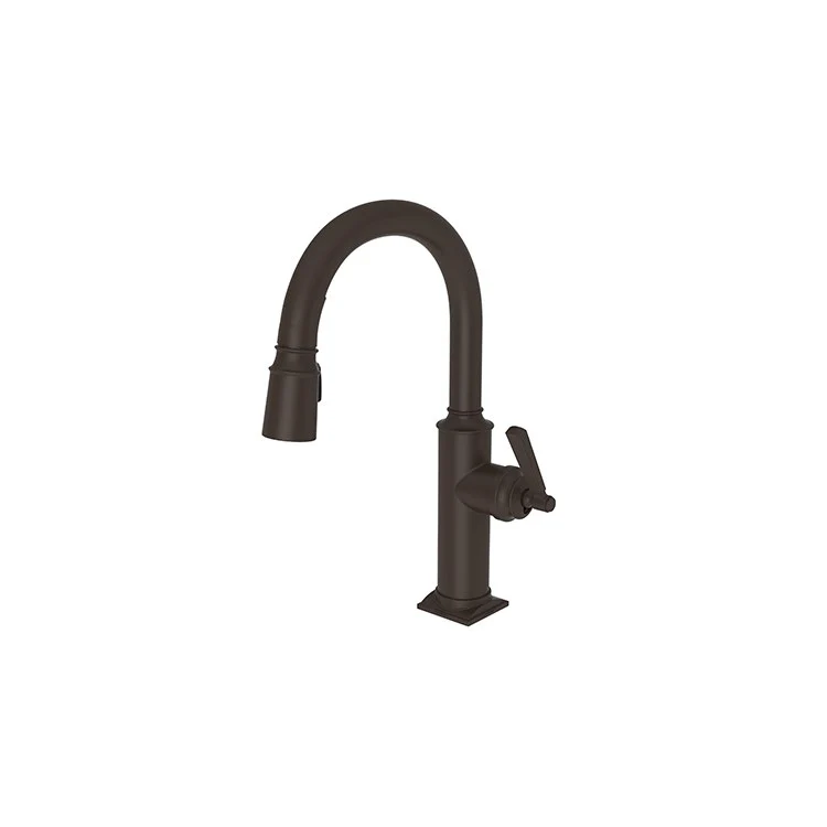 Bar Faucet Adams 1 Lever ADA Venetian Bronze Pull Down Swivel Brass Spout Height 8-2/7 Inch 1.8 Gallons per Minute - Frankwebs