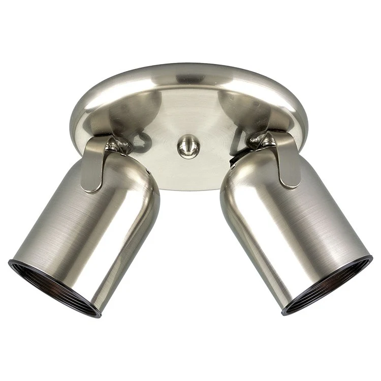 Directional Two-Light Round Back Ceiling Light - Frankwebs