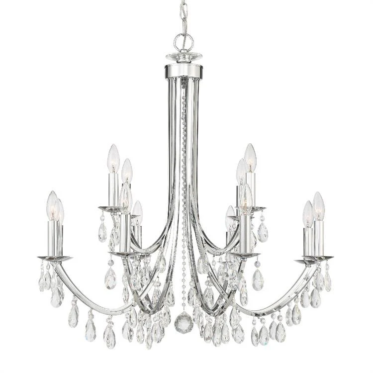 Bridgehampton Twelve-Light Two-Tier Chandelier - Frankwebs