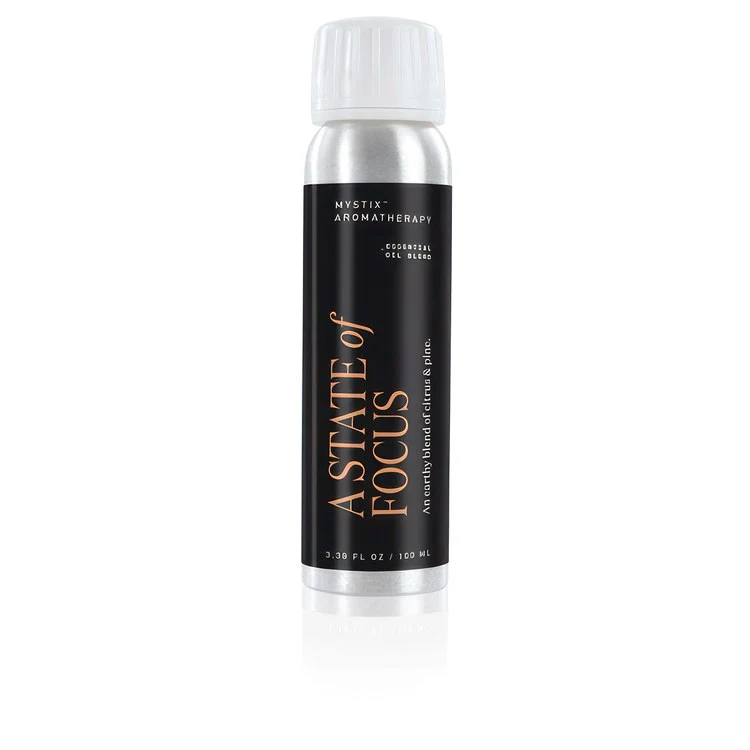 Steamhead Oil Mystix Aromatherapy A State of Focus Essential Blend 100 Milliliter Blend Contains Sweet Orange Pine Needle Ho Leaf Frankincense Patchouli Cistus Labdanum 5-1/4 Inch 1-3/8 Inch - Frankwebs