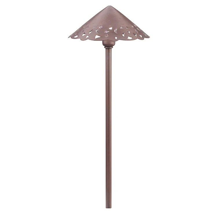 Hammered Roof Single-Light 12-Volt Path Landscape Light - Frankwebs
