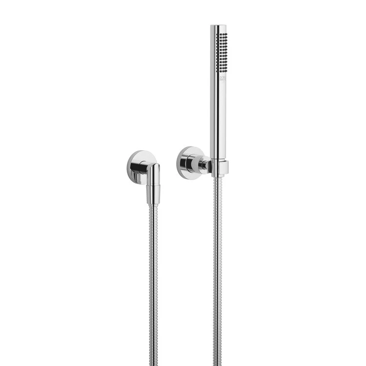 Handshower Set TARA with Individual Flanges Brushed Champagne Compact Rain 1.8 Gallons per Minute - Frankwebs