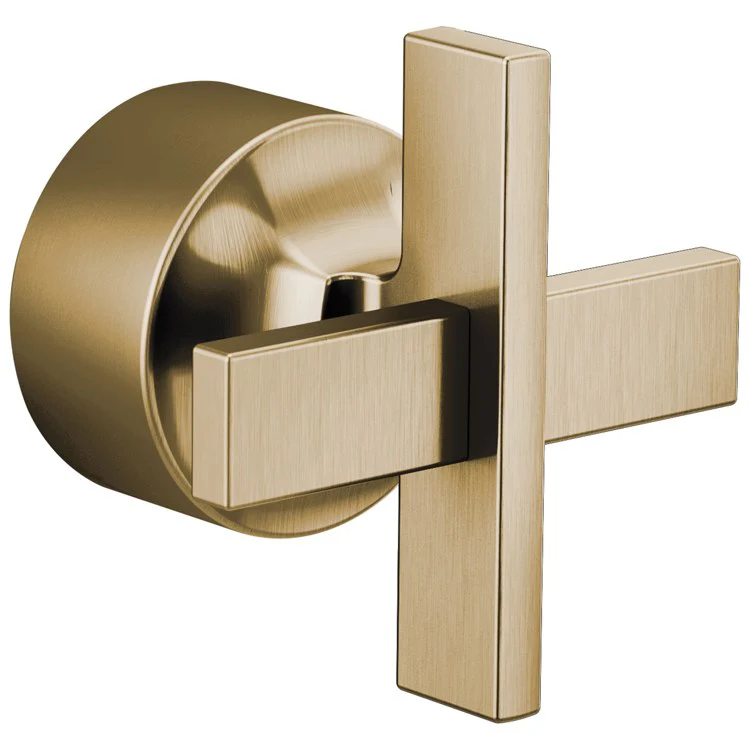 Handle Kit Levoir Zinc 1 Cross Brilliance Luxe Gold ADA for Pressure Balance Trim 2-3/4 Inch - Frankwebs