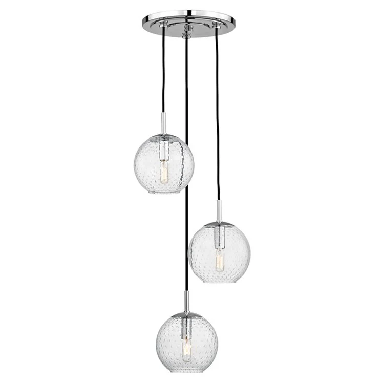 Rousseau Three-Light Pendant - Frankwebs