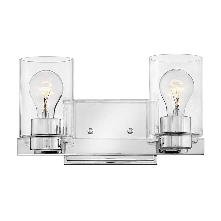 Miley Two-Light Bathroom Lighting Fixture - Frankwebs