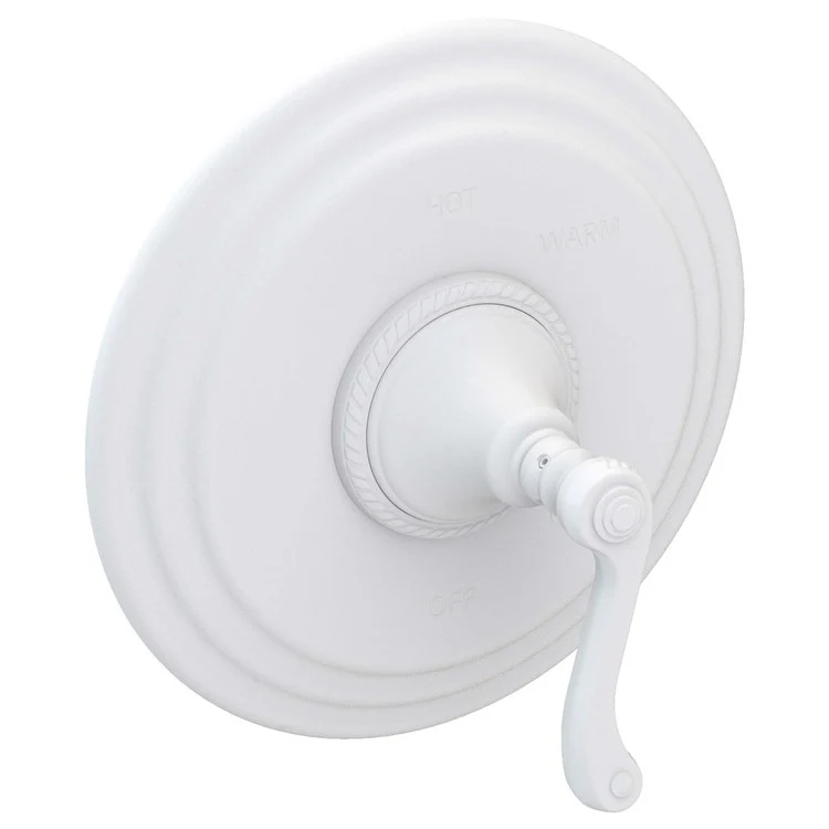 Pressure Balance Valve Trim Amisa Round 1 Lever Antique Brass ADA Depth 4-1/7 Inch - Frankwebs