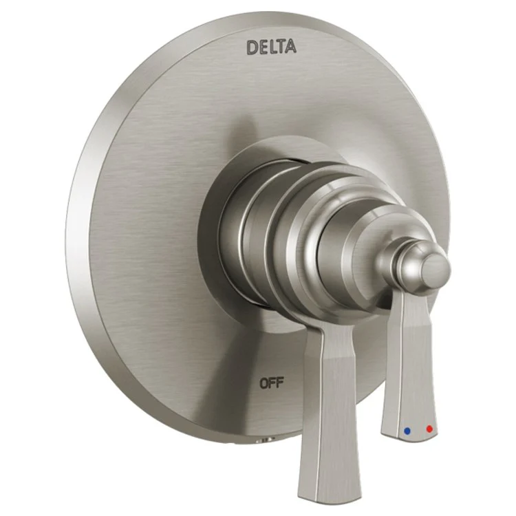 Valve Trim Dorval Monitor 17 Wall Mount 1 Lever Matte Black ADA for MultiChoice Universal Rough Valve R10000 Series - Frankwebs