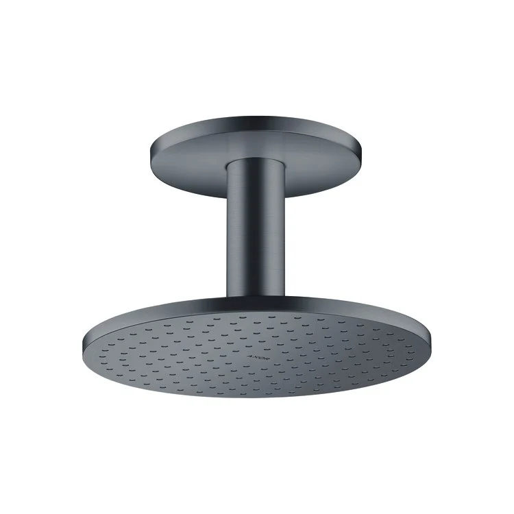 Showerhead ShowerSolutions 2 Function with Ceiling Connector & Green Diverter Brushed Gold Optic 9-7/8 Inch 1.75 Gallons per Minute PowderRain Intense PowderRain - Frankwebs