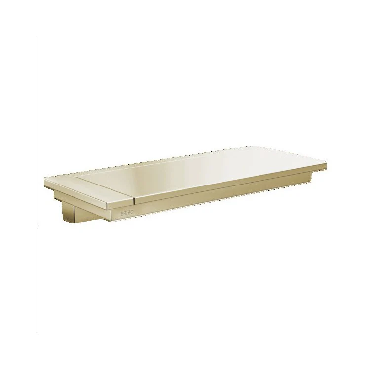 Shelf Frank Lloyd Wright Brilliance Luxe Nickel 12 x 5 Inch Metal - Frankwebs