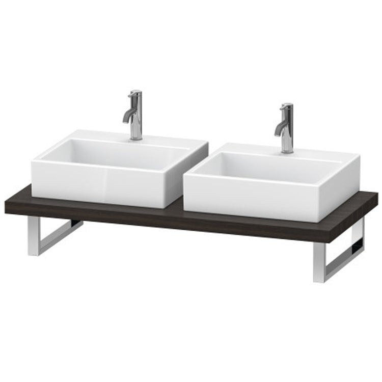 Lavatory Console L-Cube Linen Double Basin 31-1/2 x 21-5/8 Inch 1-3/4 Inch - Frankwebs