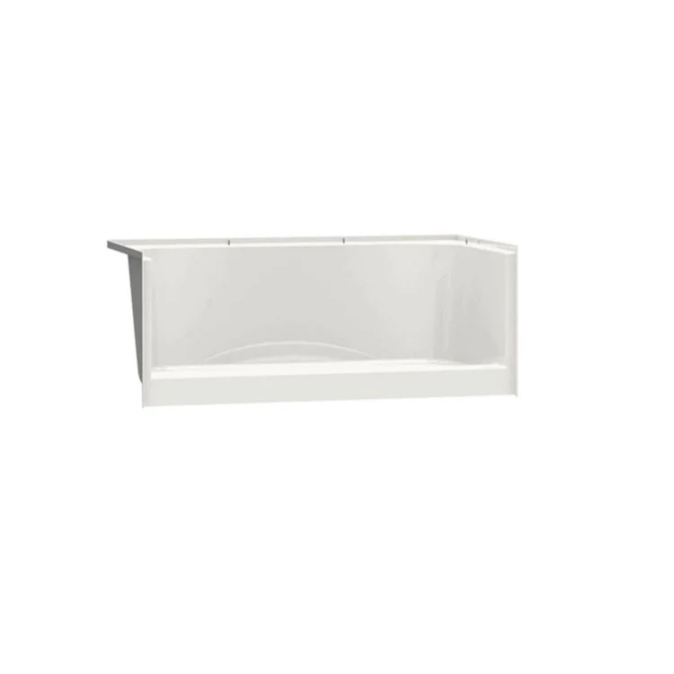 Shower Base KDS 3460 with Pin System White 59-7/8 x 33-1/2 Inch AcrylX Right Hand Seat - Frankwebs