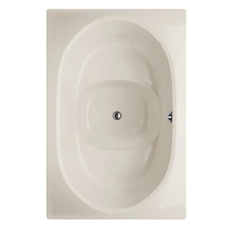 Soaking Tub Designer Collection Fuji 60 x 40 Inch Drop-In Tub Only Center Biscuit Gelcoat - Frankwebs