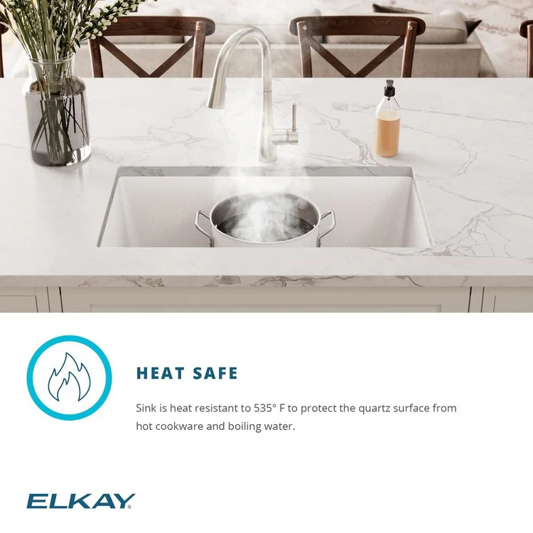 Kitchen Sink Quartz Classic 32.5 x 20 Inch Double Bowl 60/40 Greige Undermount - Frankwebs