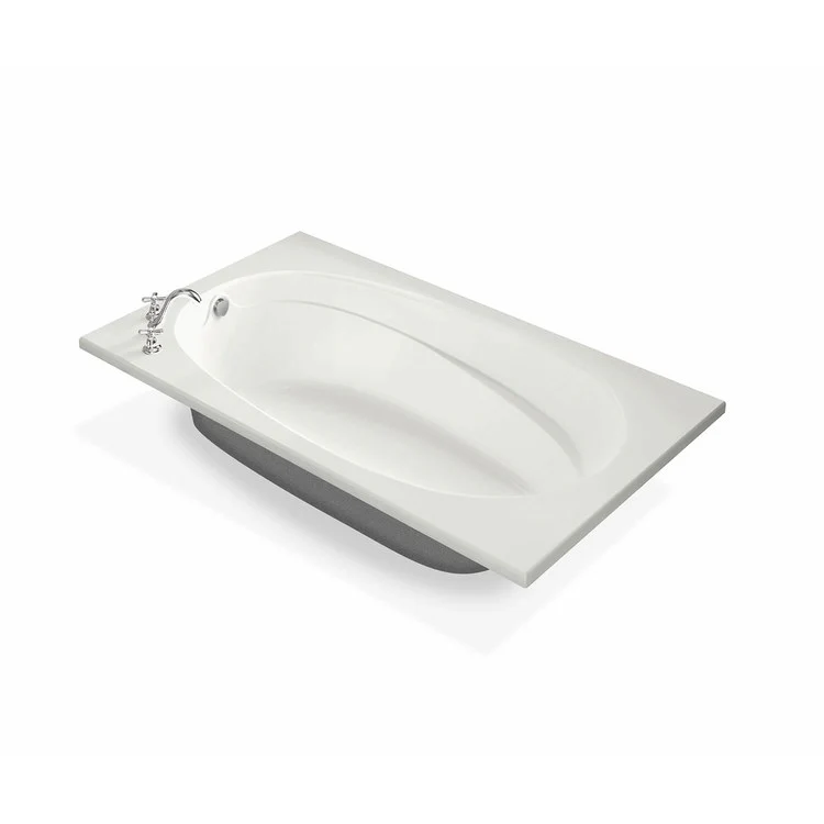 Tub Talisman 72 x 42 Inch Drop-In Whirlpool End White Acrylic - Frankwebs