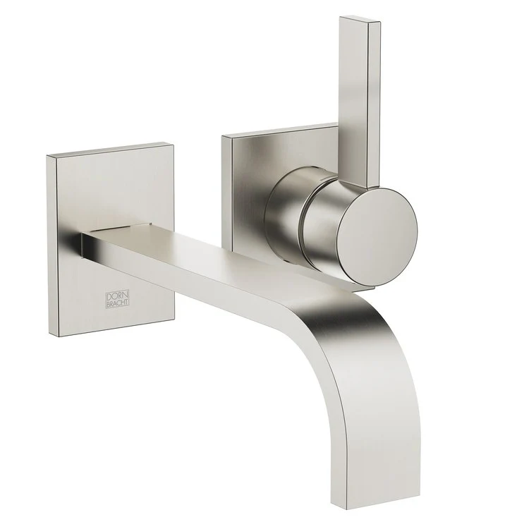 Lavatory Faucet MEM Wall Mount Mixer 1 Lever ADA WaterSense Chrome 1.2 Gallons per Minute Less Drain 2 Hole - Frankwebs