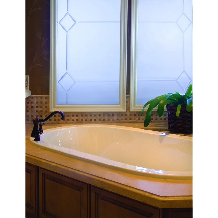 Soaking Tub Designer Collection Liliana 66 x 42 Inch Drop-In Tub Only Side Center Bone Acrylic - Frankwebs