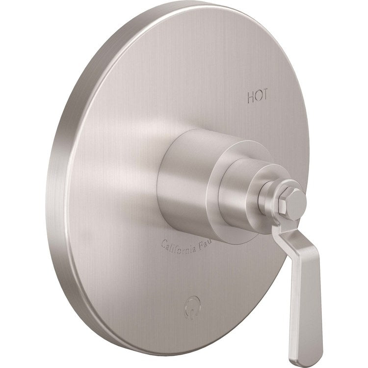 Pressure Balance Valve Trim Descanso Works 1 Lever Lifetime Satin Gold ADA - Frankwebs