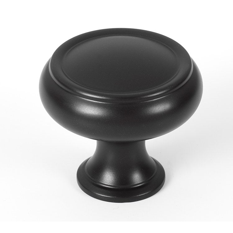 Knob Charlie's Round Satin Brass Brass 1-1/2 Inch 1-1/4 Inch 13/16 Inch - Frankwebs