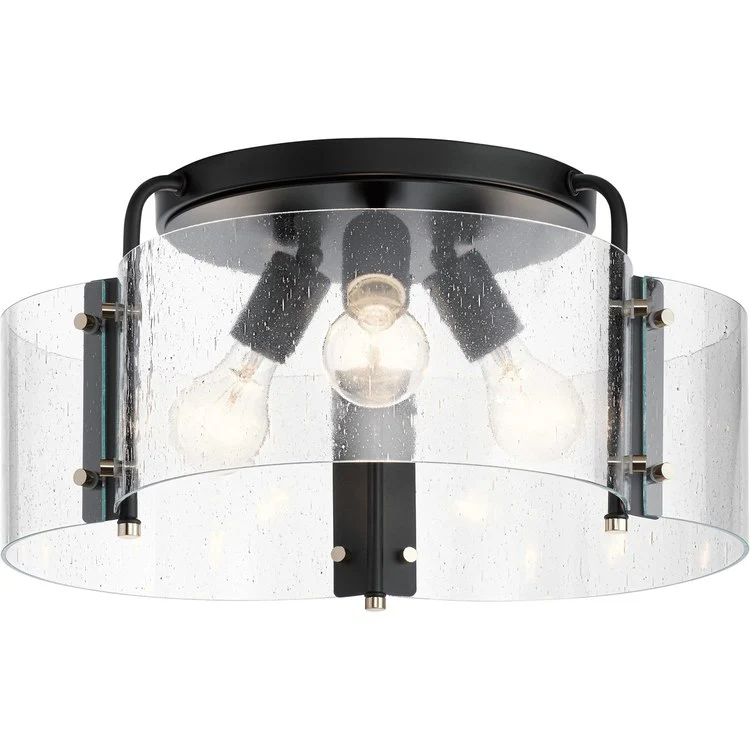 Thoreau Three-Light Semi-Flush Mount Ceiling Fixture - Frankwebs