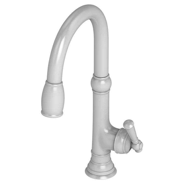 Kitchen Faucet Jacobean 1 Lever ADA Midnight Chrome Pull Down Spout Height 9-4/5 Inch 1.8 Gallons per Minute - Frankwebs