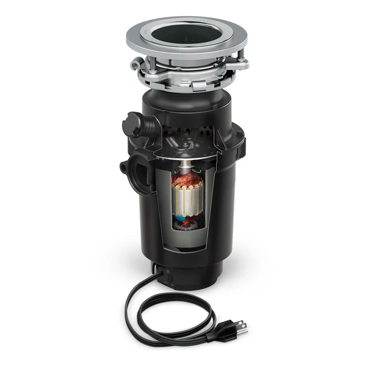Garbage Disposal GT Pro 1/2 Horsepower 5 Year Improved Install 2600 Revolutions per Minute 115 Volt - Frankwebs