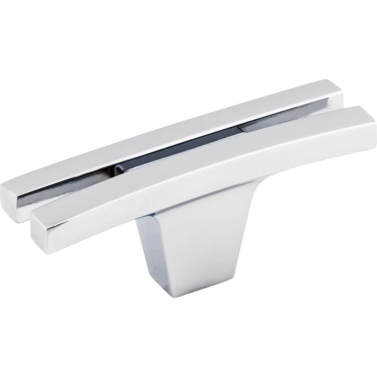 Knob Sanctuary Flared Polished Chrome Zinc Alloy 2-5/8 Inch 1-1/8 Inch Extension - Frankwebs