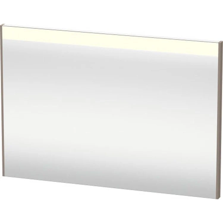 Mirror Brioso 27-1/2 x 40-1/8 Inch Basalt Matte with Lighting Rectangle 1-3/8 Inch - Frankwebs